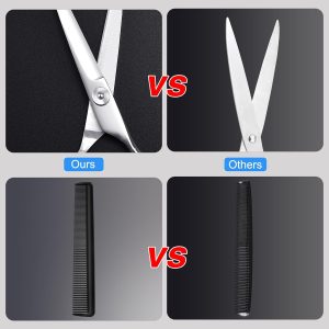 6.5″ Stainless Steel Hair Cutting Shears – Professional for Salon & Home