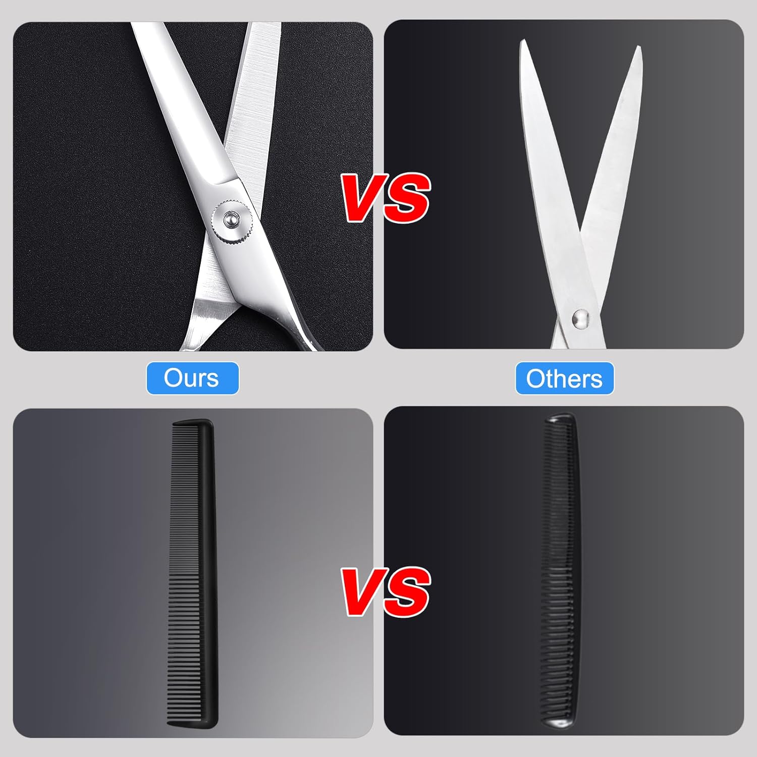 6.5" Stainless Steel Hair Cutting Shears – Professional for Salon & Home - Image 2